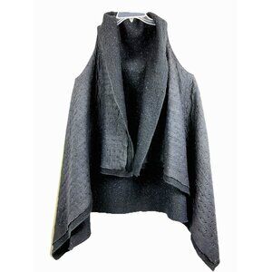 Vintage Neeru Kumar Lagenlook Vest Black  Art To Wear Sleeveless Tunic